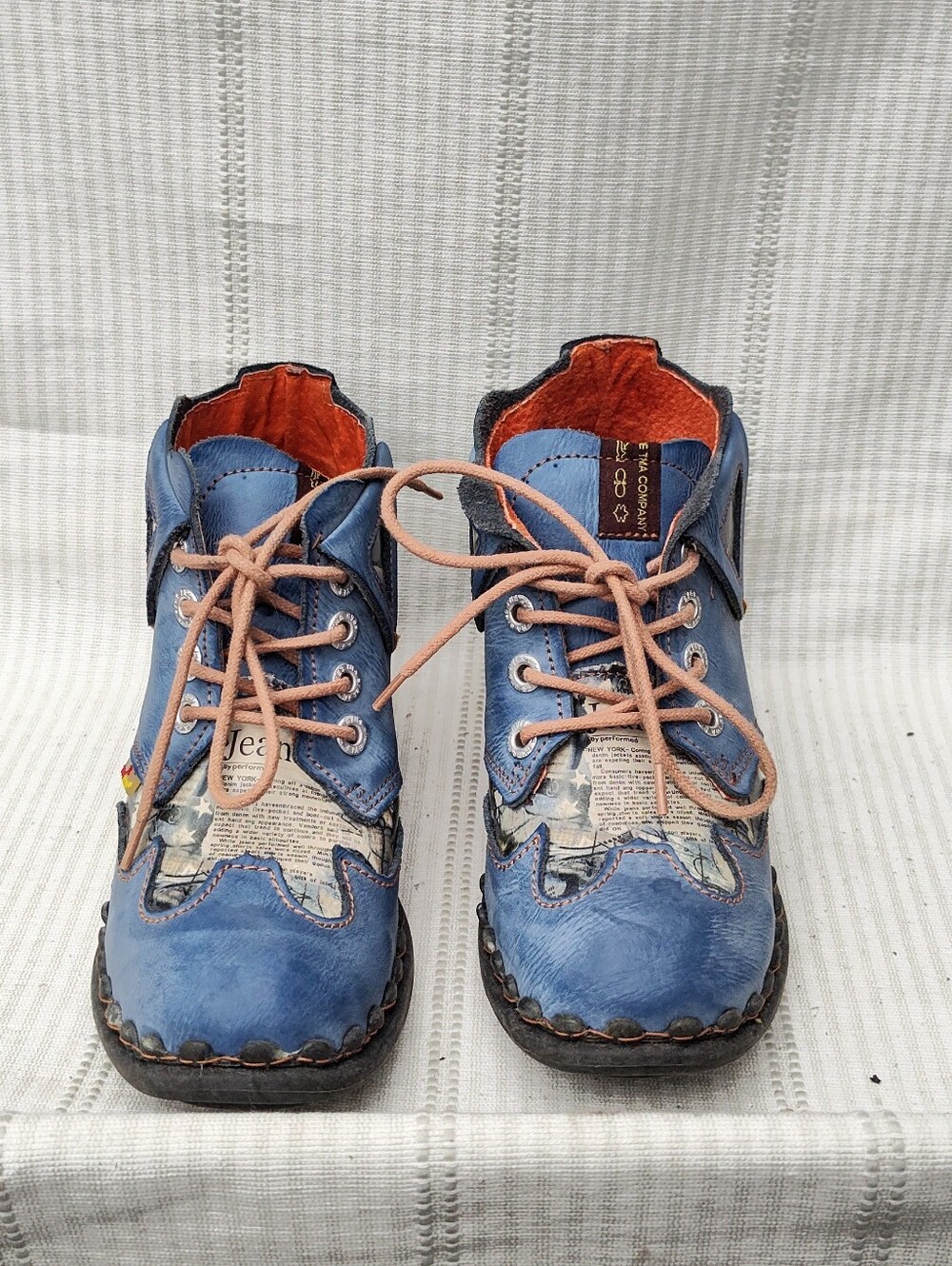 Report Victory Leather Cargo Boots Sz 38